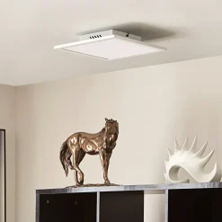 Lindby LED-paneeli Lamin, valkoinen, 30 cm, CCT, himmennettävä, kauko-ohjain