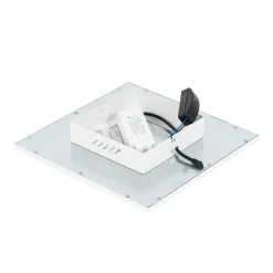 Lindby LED-paneeli Lamin, valkoinen, 30 cm, CCT, himmennettävä, kauko-ohjain