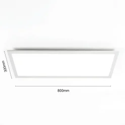 Lindby LED-paneeli Livel, CCT, 80 cm x 30 cm, kaukosäädin