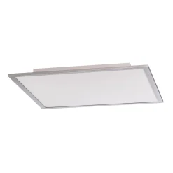 Lindby LED-paneeli Livel, 4000K, 62 cm x 62 cm, hopea, metallia