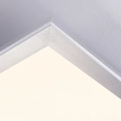Lindby LED-paneeli Livel, 2 kpl, 4000 K, 40 x 40 cm, hopea
