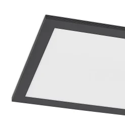 Lindby LED-paneeli Nelios, 120 x 30 cm, CCT, musta, metallia
