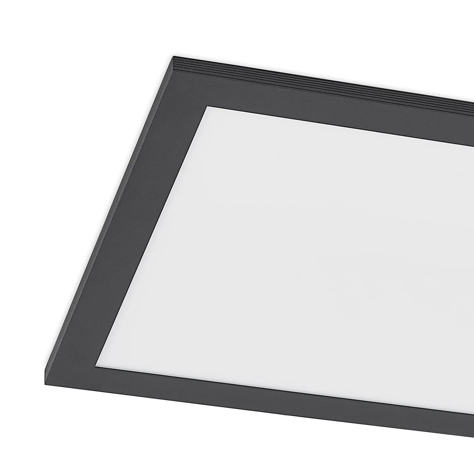 Lindby LED-paneeli Nelios, 120 x 30 cm, CCT, musta, metallia
