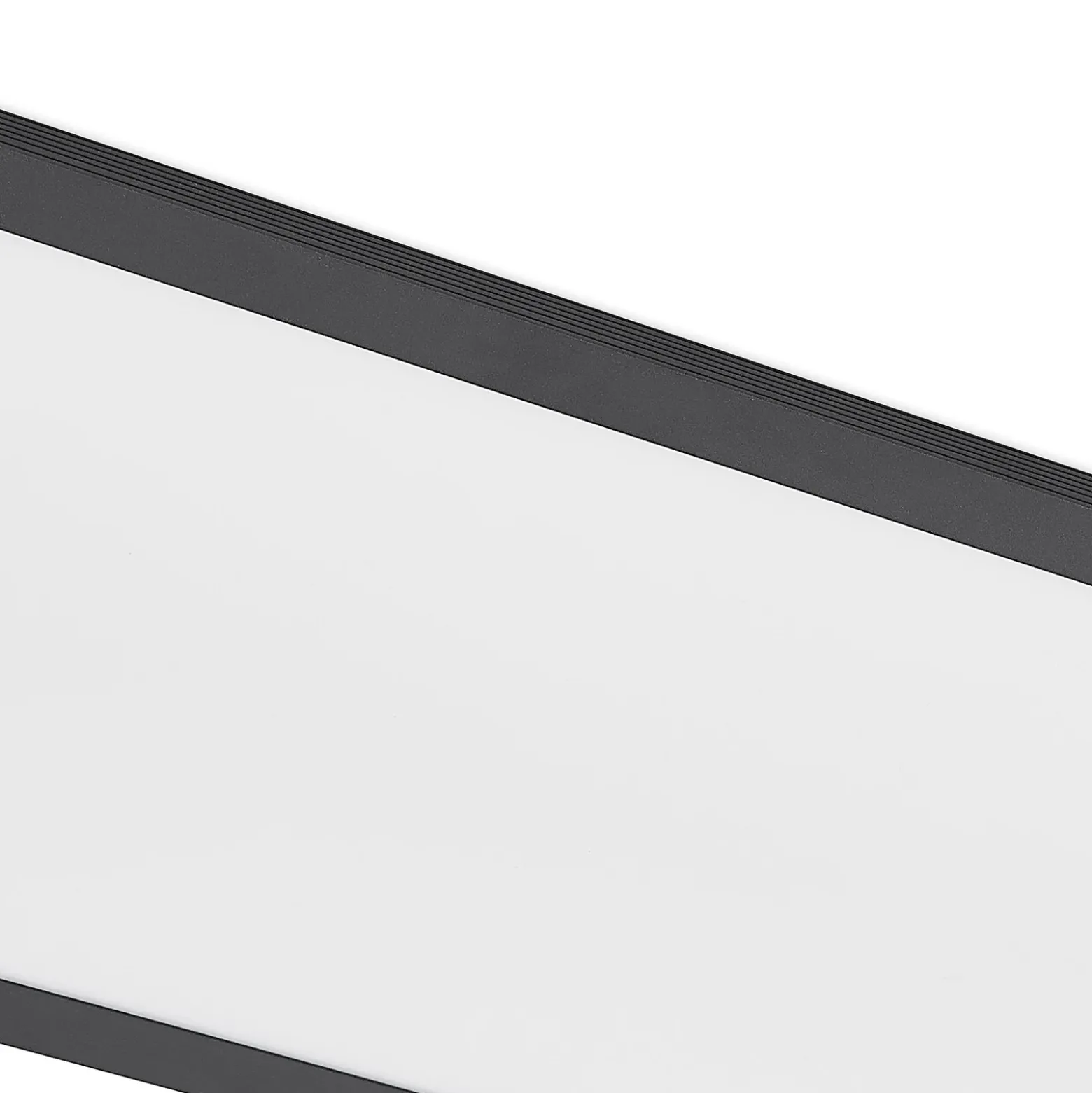 Lindby LED-paneeli Nelios, 120 x 30 cm, CCT, musta, metallia