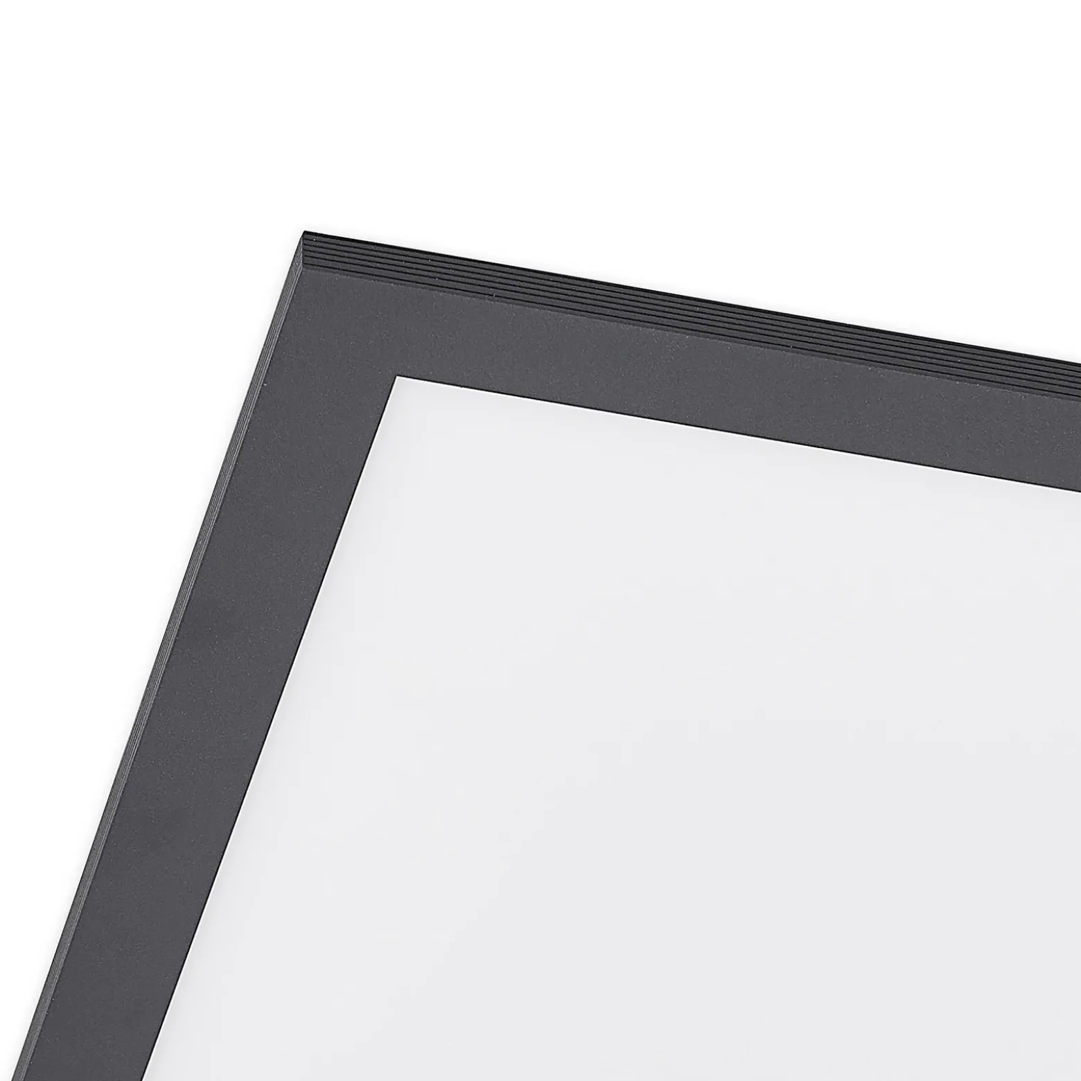 Lindby LED-paneeli Nelios, 40 x 40 cm, CCT, musta, metallia