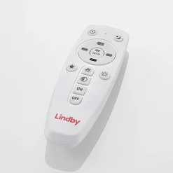 Lindby LED-paneeli Nelios, 40 x 40 cm, CCT, musta, metallia