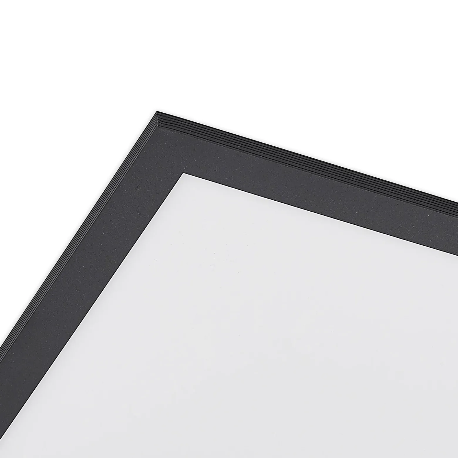 Lindby LED-paneeli Nelios, 62 x 62 cm, CCT, musta, metallia