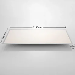 Lindby LED-paneeli Stenley, CCT, 120 cm x 60 cm, himmennettävä