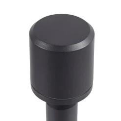Lindby LED-polkujen valaisin Amila, musta, alumiinia, IP54