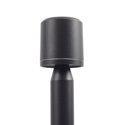 Lindby LED-polkujen valaisin Amila, musta, alumiinia, IP54