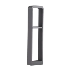 Lindby LED-polkujen valaisin Darko, 100cm, harmaa, metalli, IP54