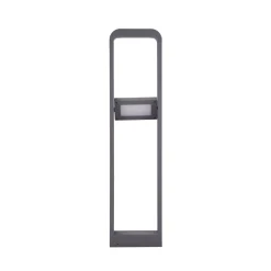 Lindby LED-polkujen valaisin Darko, 100cm, harmaa, metalli, IP54