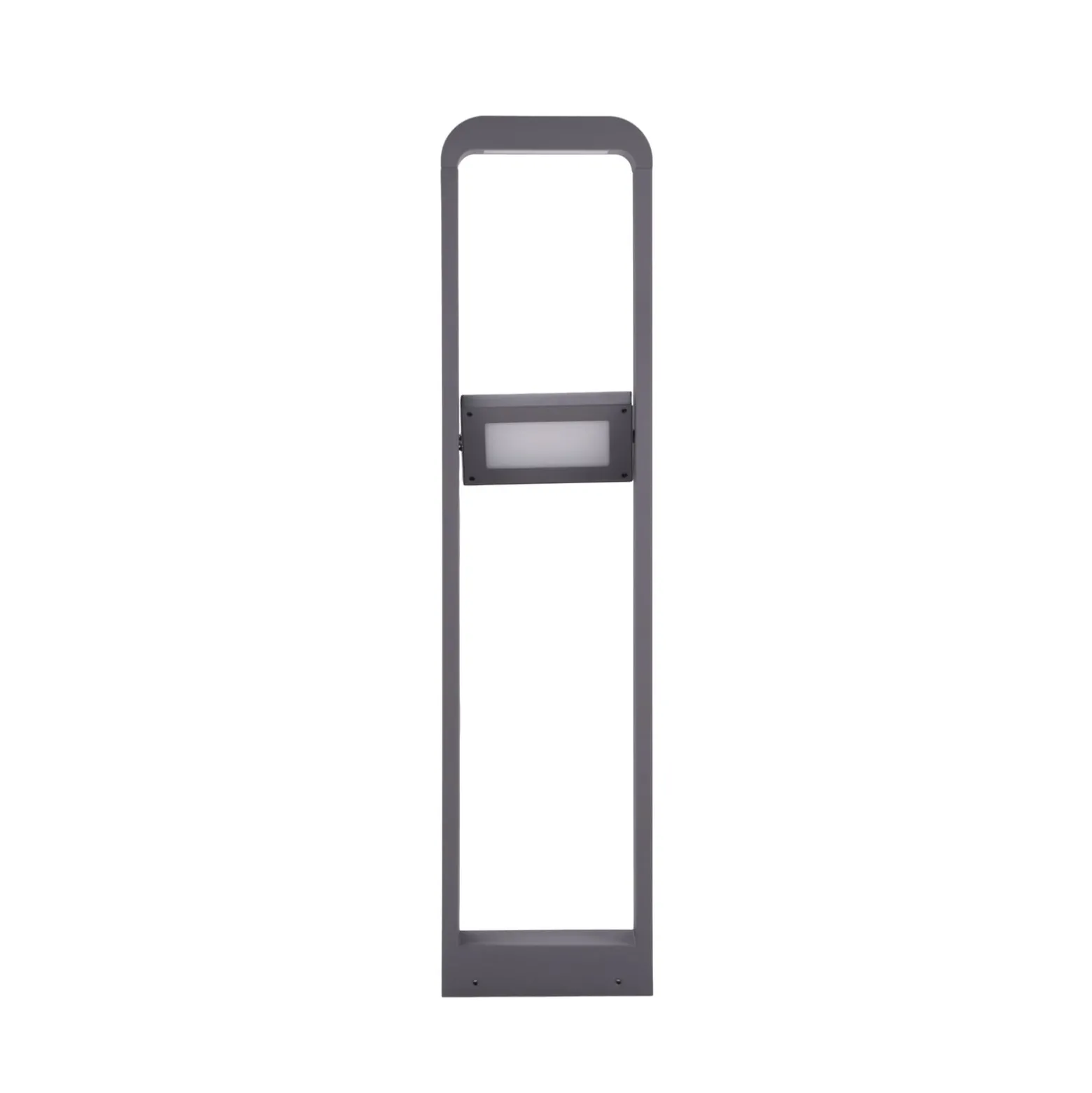 Lindby LED-polkujen valaisin Darko, 100cm, harmaa, metalli, IP54