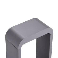 Lindby LED-polkujen valaisin Darko, 100cm, harmaa, metalli, IP54
