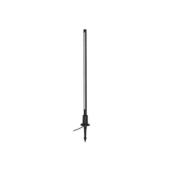 Lindby LED-pylväsvalaisin Neano, 80 cm, musta, metalli, IP65
