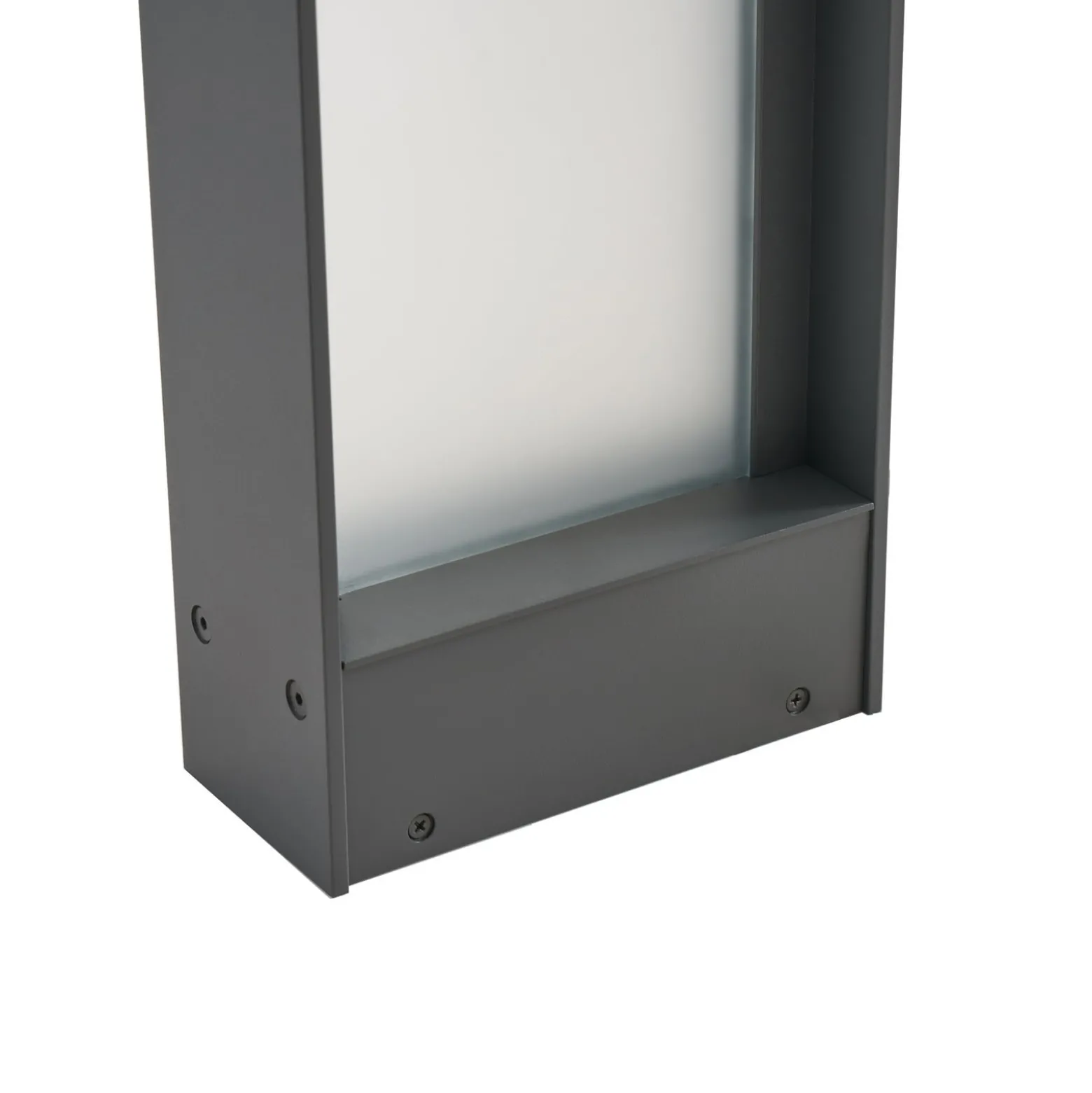 Lindby LED-pylväsvalaisin Selqa, talon numero, antrasiitti, IP65