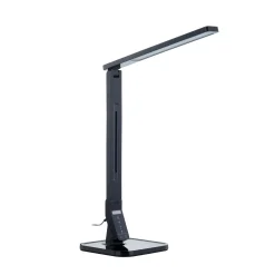 Lindby LED-pöytävalaisin Eleni, musta, CCT, himmennettävä
