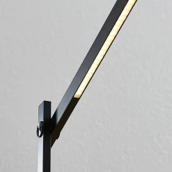 Lindby LED pöytävalaisin Loretta, 43 cm, musta, CCT