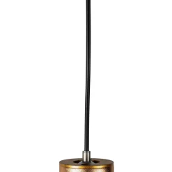 Lindby LED-riippuvalaisin Lumaro, kultainen, Ø 3cm,alumiini,48V,himmennettävä