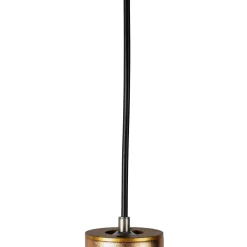 Lindby LED-riippuvalaisin Lumaro, kultainen, Ø 3cm,alumiini,48V,himmennettävä