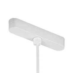 Lindby LED-riippuvalaisin Lumaro, valkoinen, Ø 6,2 cm, 48V, himmennettävä
