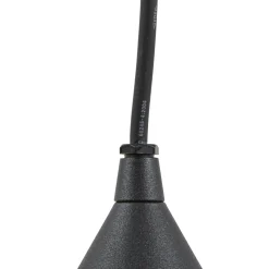 Lindby LED-riippuvalaisin Soran, halkaisija 15 cm, musta, IP44