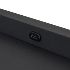 Lindby LED-seinävalaisin Birta, pistoke, hylly, 51 cm, USB