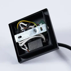Lindby LED-seinävalaisin Mayar, 2kpl, musta, lukulamppu, 11 cm