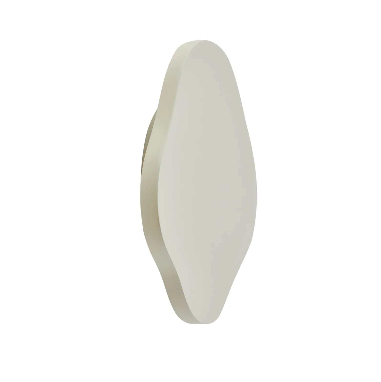 Lindby LED-seinävalaisin Nielson, beige, kipsi, korkeus 30 cm