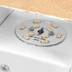 Lindby LED-seinävalaisin Quentin, 9 cm leveä, kullanvärinen, metallia