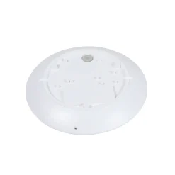 Lindby LED-ulkokattolamppu Naira, valkoinen, anturi, 30 cm, IP65
