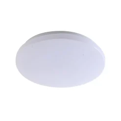 Lindby LED-ulkokattovalaisin Kirkola, 4000 K, halkaisija 34 cm, valkoinen