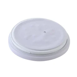 Lindby LED-ulkokattovalaisin Kirkola, 4000 K, halkaisija 34 cm, valkoinen