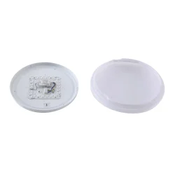 Lindby LED-ulkokattovalaisin Kirkola, 4000 K, halkaisija 34 cm, valkoinen