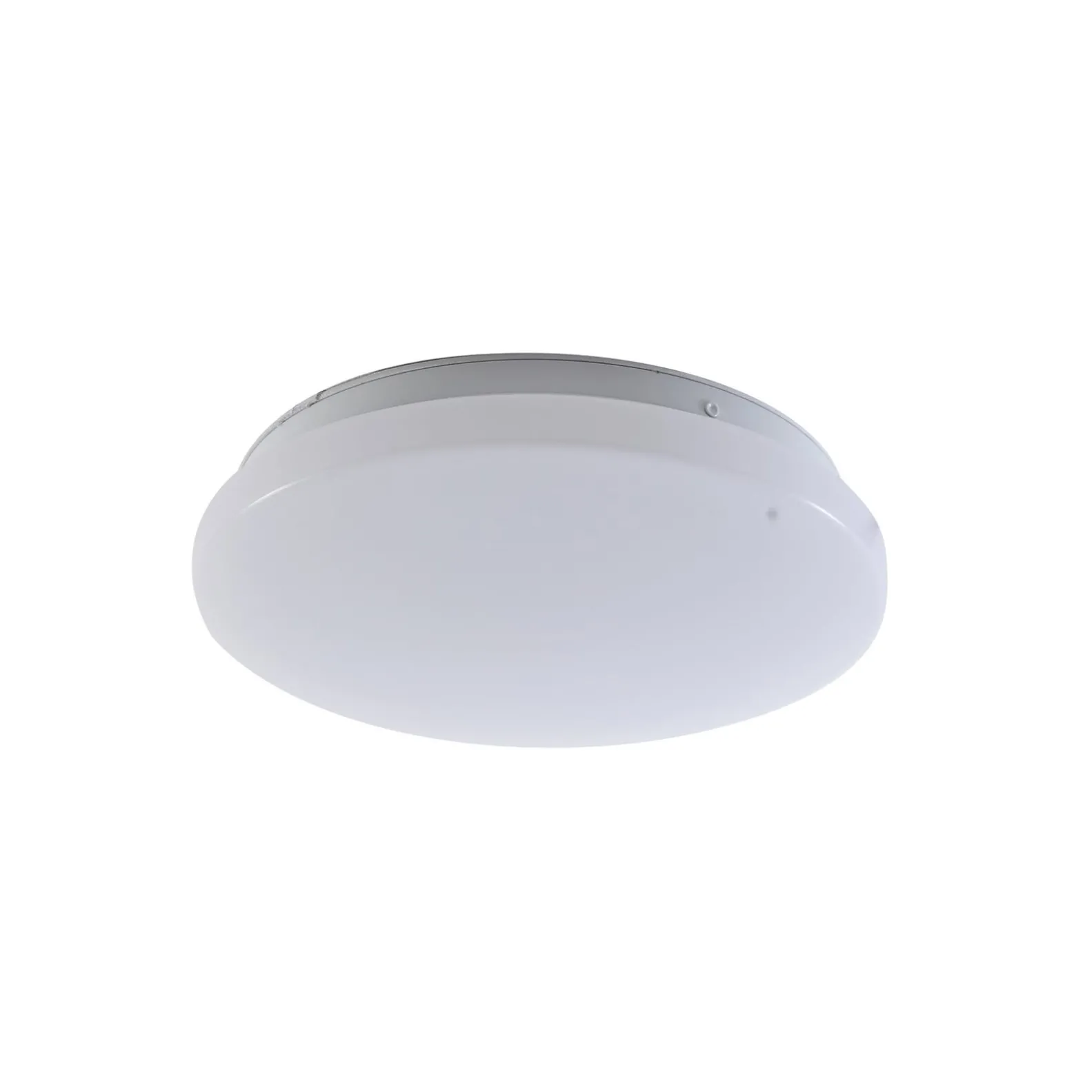 Lindby LED-ulkokattovalaisin Kirkola, 4000 K, halkaisija 26 cm, valkoinen
