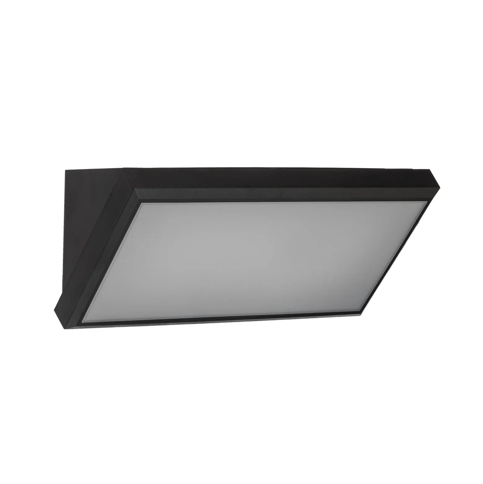 Lindby LED-ulkoseinävalaisin Abby, harmaa, muovia, IP65