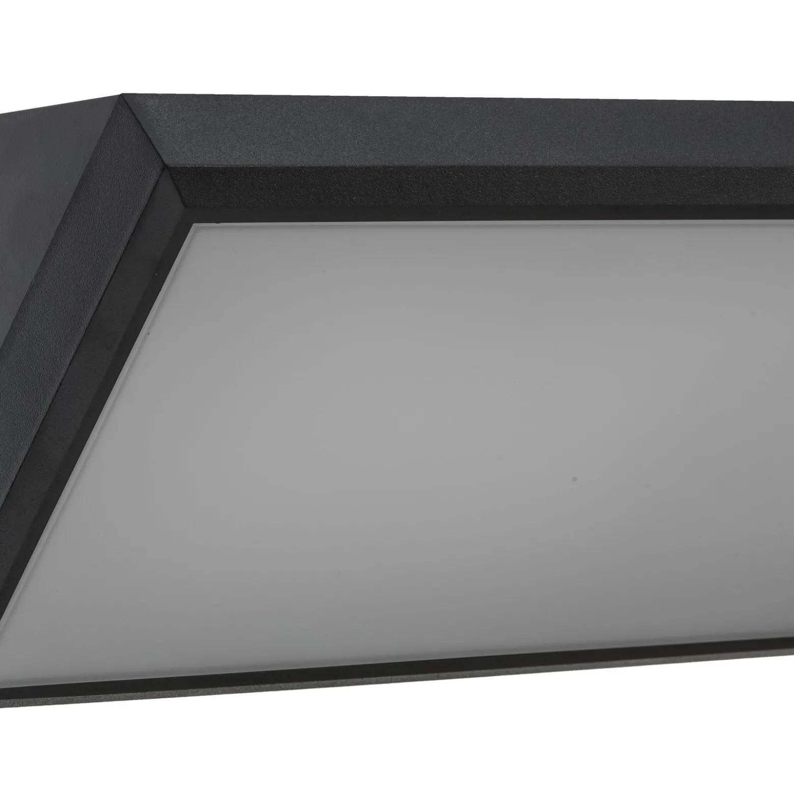 Lindby LED-ulkoseinävalaisin Abby, harmaa, muovia, IP65