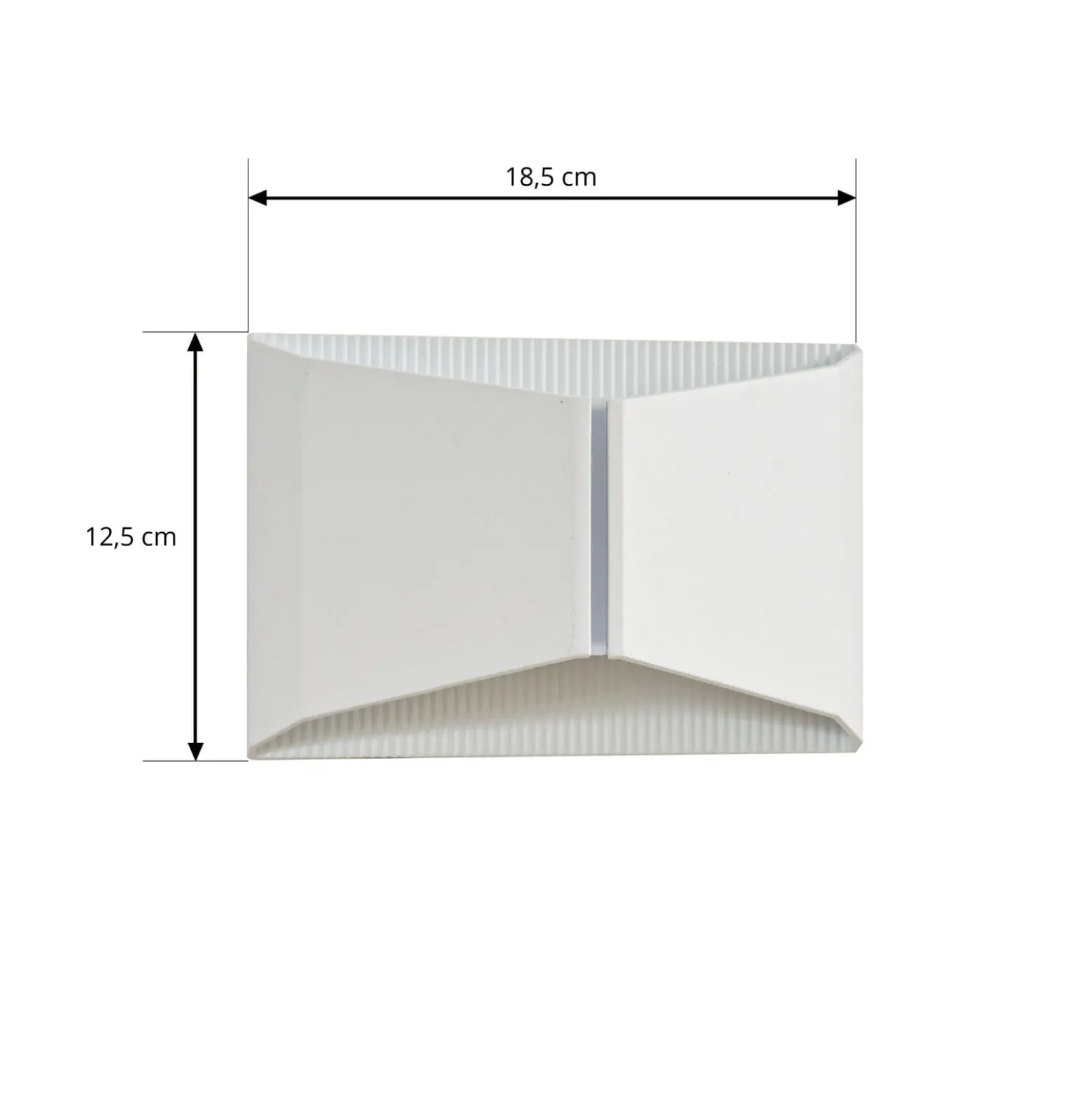 Lindby LED-ulkoseinävalaisin Anlira, valkoinen, Up & down, IP65