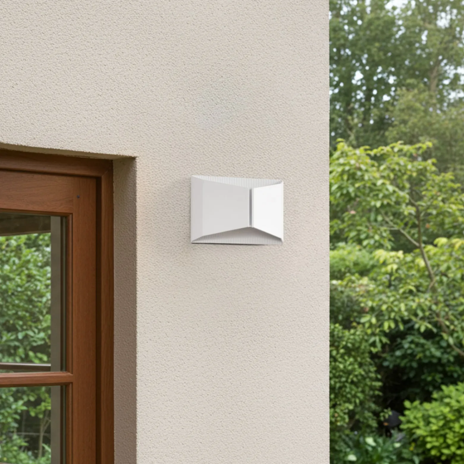 Lindby LED-ulkoseinävalaisin Anlira, valkoinen, Up & down, IP65