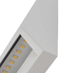 Lindby LED-ulkoseinävalaisin Appeso, leveys 22 cm, 2 kpl:n sarja