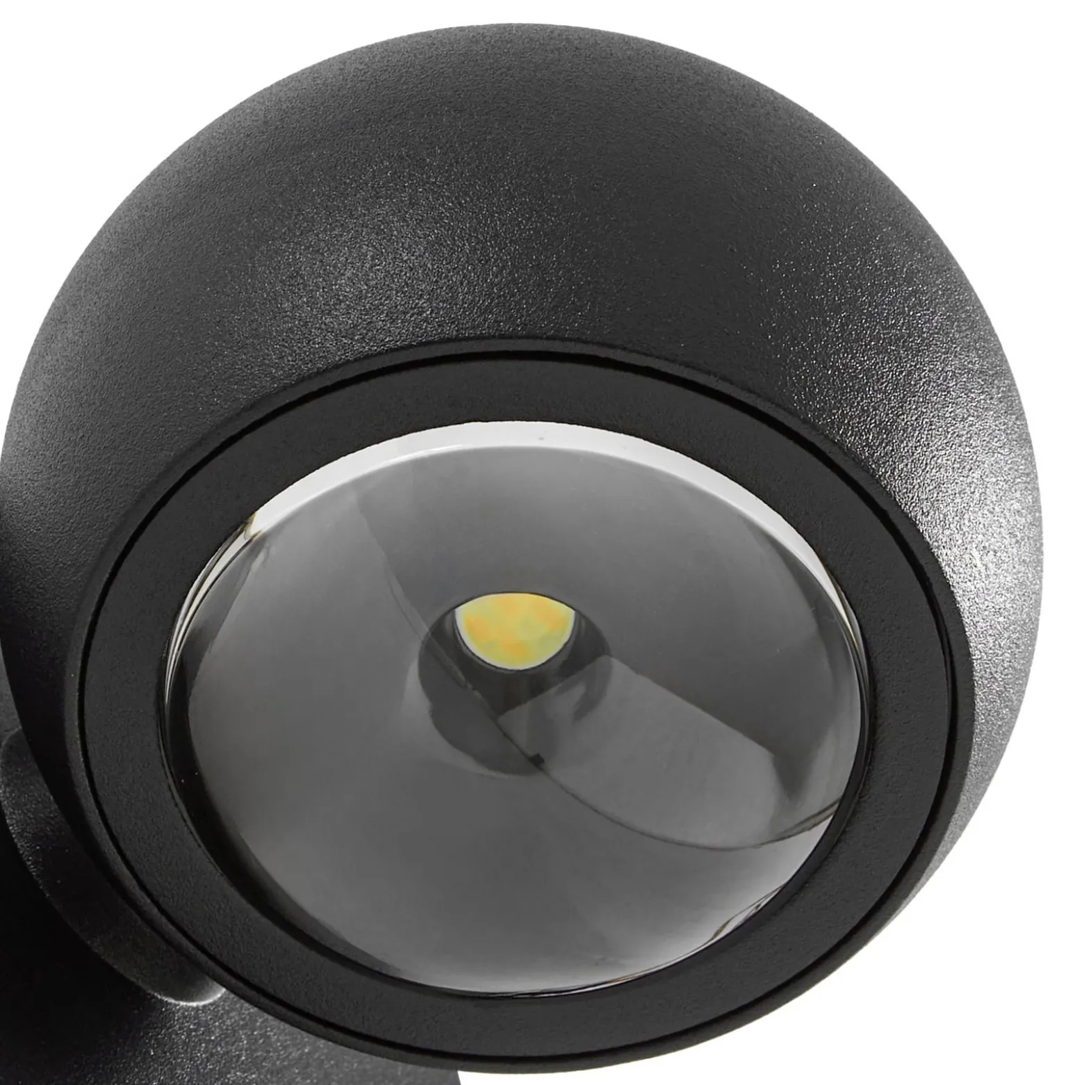 Lindby LED-ulkoseinävalaisin Focra, musta, 2-lamppuinen, CCT, IP54