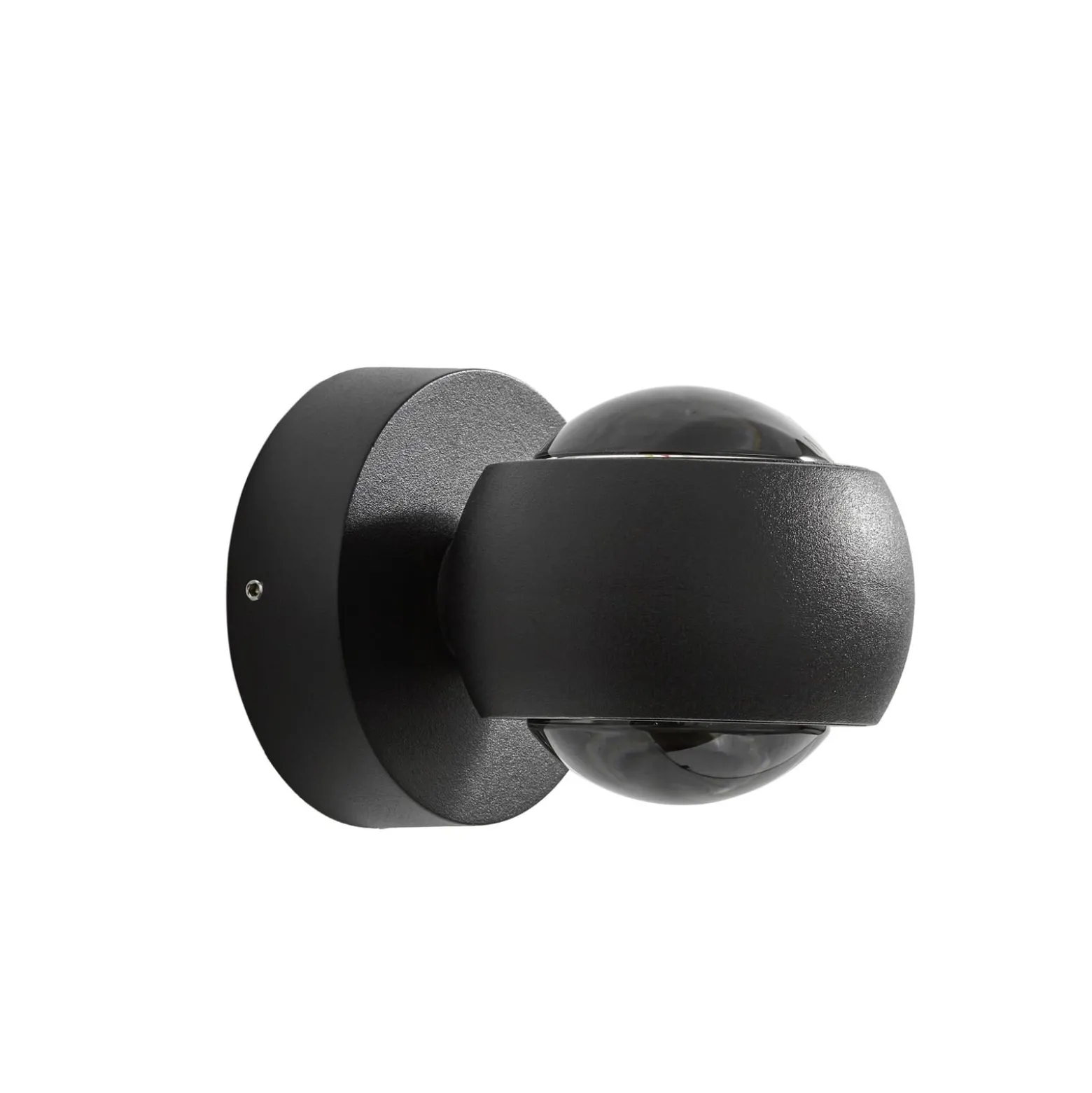 Lindby LED-ulkoseinävalaisin Focra, musta, 2-lamppuinen, CCT, IP54