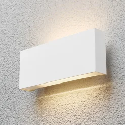Lindby LED-ulkoseinävalaisin Safira, metalli, ylös/alas, IP44