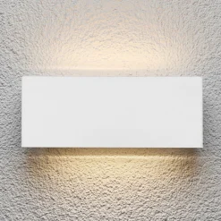 Lindby LED-ulkoseinävalaisin Safira, metalli, ylös/alas, IP44