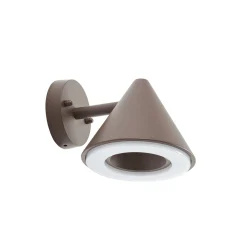 Lindby LED-ulkoseinävalaisin Soran, ruskea, metalli, IP44