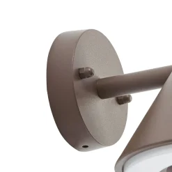 Lindby LED-ulkoseinävalaisin Soran, ruskea, metalli, IP44
