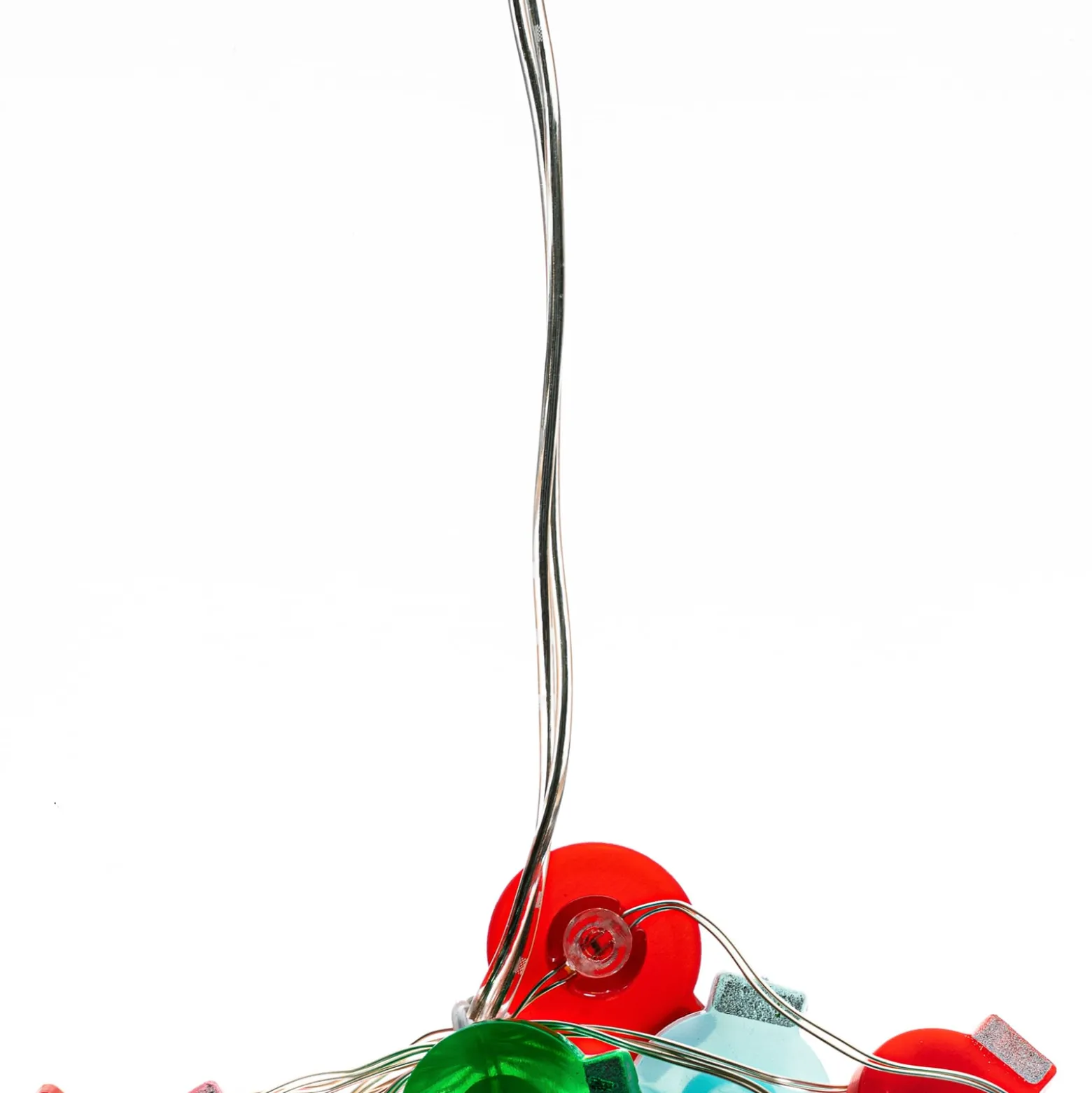 Lindby LED-valot Motje, pallot, punaiset, vihreät, 320 cm