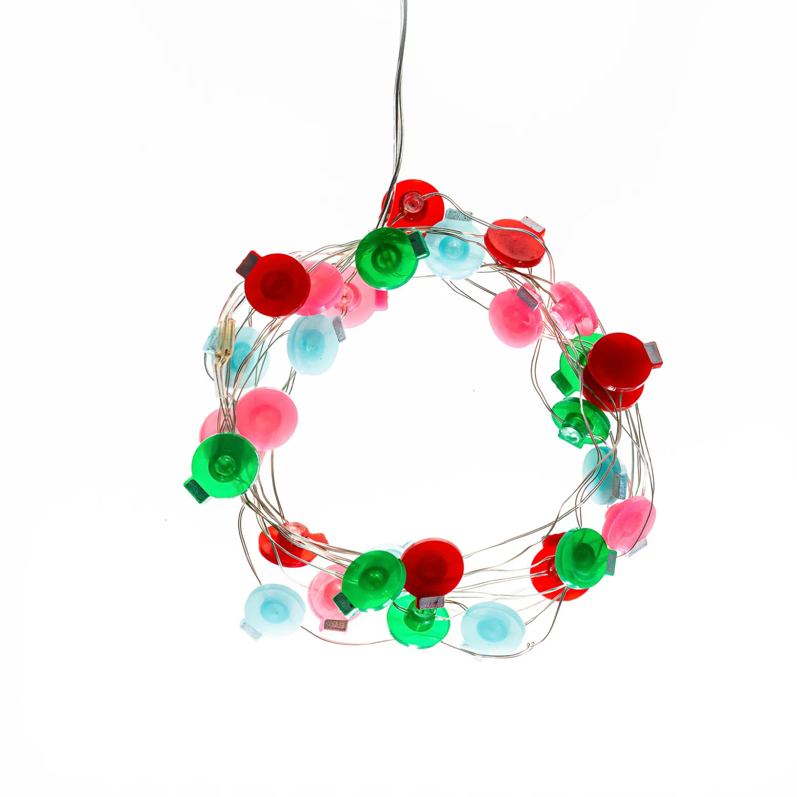 Lindby LED-valot Motje, pallot, punaiset, vihreät, 320 cm