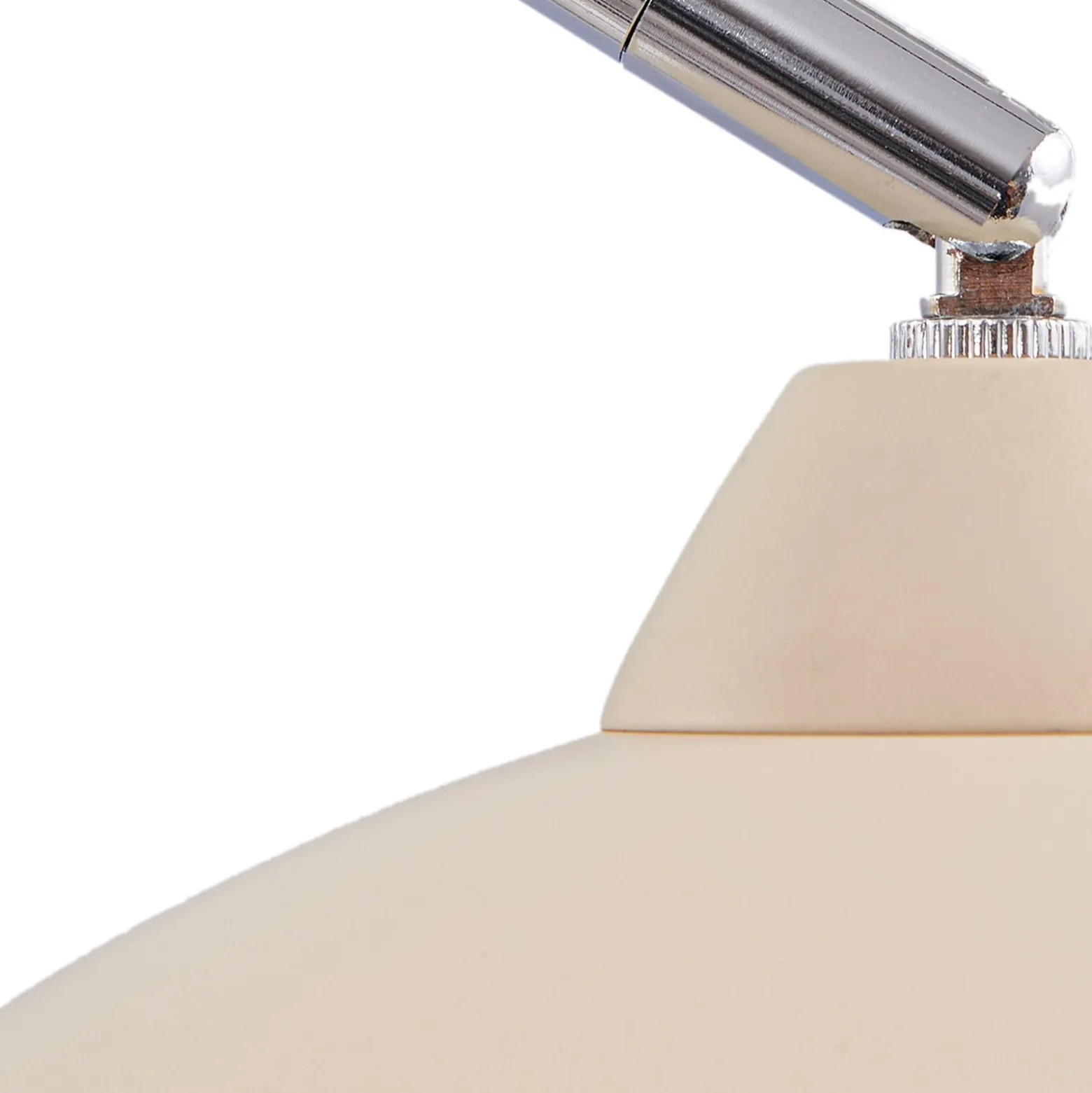Lindby maavalaisin Tonka, beige, metalli/marmori, 185 cm, E27