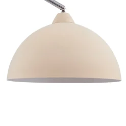Lindby maavalaisin Tonka, beige, metalli/marmori, 185 cm, E27